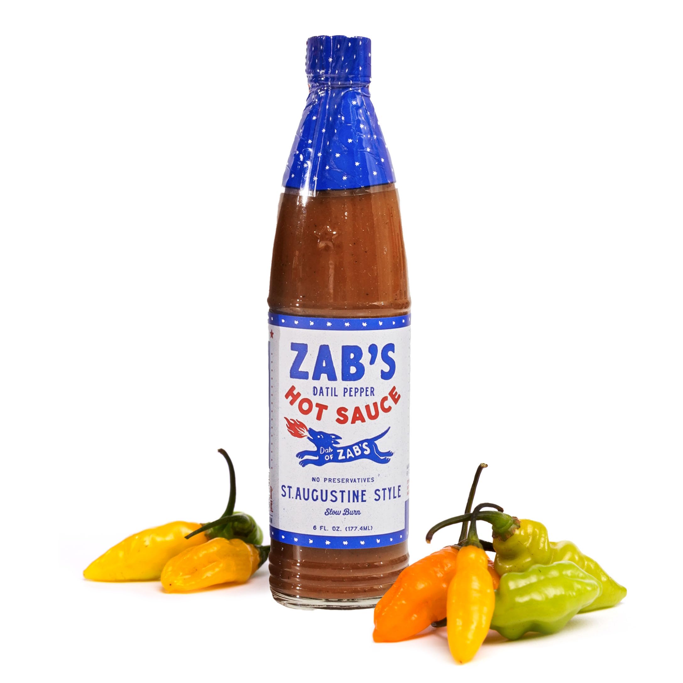 Amazon.com : Zab's St. Augustine Style Craft Hot Sauce (6oz, 1
